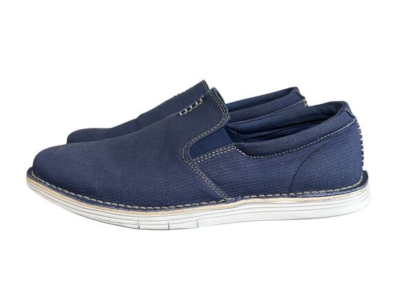 Clarks Men\'s Forge Free Dark Blue Casual Comfort Slip-On Loafers Size 11.5 main image 4